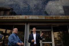 September 11, 2023: Sen. Miller Tours Local Blighted Properties, Talks Revitalization with DCED Deputy Secretary Vilello