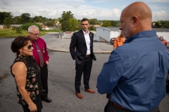 September 11, 2023: Sen. Miller Tours Local Blighted Properties, Talks Revitalization with DCED Deputy Secretary Vilello