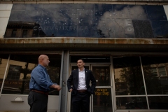 September 11, 2023: Sen. Miller Tours Local Blighted Properties, Talks Revitalization with DCED Deputy Secretary Vilello