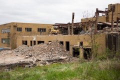 April 19, 2024: Senator Miller visits the Lehigh Valley Dairy site to view the demolition progress.