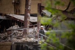 April 19, 2024: Senator Miller visits the Lehigh Valley Dairy site to view the demolition progress.
