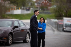 April 19, 2024: Senator Miller visits the Lehigh Valley Dairy site to view the demolition progress.