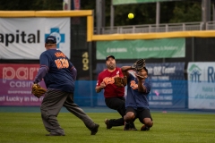 September 26, 2023: Senator Nick Miller participates in the 2023 Capitol All-Stars charitable, legislative softball game to fight hunger in Pennsylvania.