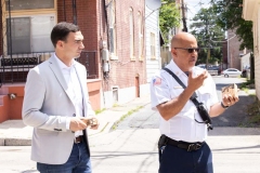 June 8, 2024: Joined by Allentown Fire Chief Efrain Agosto and Mayor Matt Tuerk, Sen. Miller yesterday held a Community Fire Drill on Allen St. in Allentown, helping local residents better prepare for fire emergencies by checking smoke detectors and making evacuation plans.