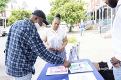 June 8, 2024: Joined by Allentown Fire Chief Efrain Agosto and Mayor Matt Tuerk, Sen. Miller yesterday held a Community Fire Drill on Allen St. in Allentown, helping local residents better prepare for fire emergencies by checking smoke detectors and making evacuation plans.