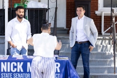 June 8, 2024: Joined by Allentown Fire Chief Efrain Agosto and Mayor Matt Tuerk, Sen. Miller yesterday held a Community Fire Drill on Allen St. in Allentown, helping local residents better prepare for fire emergencies by checking smoke detectors and making evacuation plans.