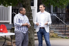 June 8, 2024: Joined by Allentown Fire Chief Efrain Agosto and Mayor Matt Tuerk, Sen. Miller yesterday held a Community Fire Drill on Allen St. in Allentown, helping local residents better prepare for fire emergencies by checking smoke detectors and making evacuation plans.