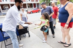 June 8, 2024: Joined by Allentown Fire Chief Efrain Agosto and Mayor Matt Tuerk, Sen. Miller yesterday held a Community Fire Drill on Allen St. in Allentown, helping local residents better prepare for fire emergencies by checking smoke detectors and making evacuation plans.