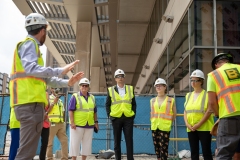 July 27, 2023: Senator Nick Miller toured the construction site of the new Da Vinci Science Museum in downtown Allentown Thursday. The new museum will bring even more families to the area and it will provide opportunities for local students in the Allentown School District. The senator looks forward to continuing to see the progress until the museum opens in the spring.