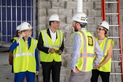 July 27, 2023: Senator Nick Miller toured the construction site of the new Da Vinci Science Museum in downtown Allentown Thursday. The new museum will bring even more families to the area and it will provide opportunities for local students in the Allentown School District. The senator looks forward to continuing to see the progress until the museum opens in the spring.