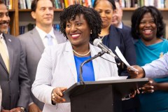 July 25, 2024: Senator Miller Celebrate Historic School Funding.