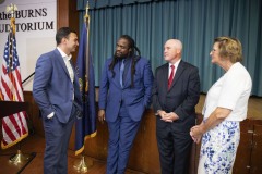 August 4, 2023: Sens. Miller and Flynn today joined Gov. Josh Shapiro at the United Community Center in Scranton for the signing of HB1100 which creates the first expansion of the Property Tax and Rent Rebate Program in more than 15 years.