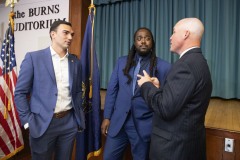 August 4, 2023: Sens. Miller and Flynn today joined Gov. Josh Shapiro at the United Community Center in Scranton for the signing of HB1100 which creates the first expansion of the Property Tax and Rent Rebate Program in more than 15 years.