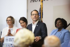August 4, 2023: Sens. Miller and Flynn today joined Gov. Josh Shapiro at the United Community Center in Scranton for the signing of HB1100 which creates the first expansion of the Property Tax and Rent Rebate Program in more than 15 years.