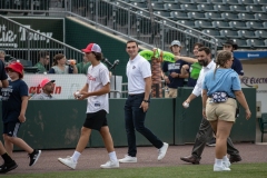 July 27, 2023: Senator Nick Miller threw out the first pitch at the Lehigh Valley IronPigs game on Thursday. While the game was ultimately rained out, the senator spent the first few innings talking to constituents and cheering for the IronPigs.