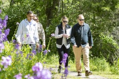 May 17, 2023: Sen. Miller hiked the trails around Jacobsburg Environmental Education Center in Bushkill Township, Northampton County with Lorne Possinger, DCNR Northeast Regional Recreation and Conservation Manager and Rob Neitz, Jacobsburg park manager.