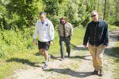 May 17, 2023: Sen. Miller hiked the trails around Jacobsburg Environmental Education Center in Bushkill Township, Northampton County with Lorne Possinger, DCNR Northeast Regional Recreation and Conservation Manager and Rob Neitz, Jacobsburg park manager.