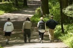May 17, 2023: Sen. Miller hiked the trails around Jacobsburg Environmental Education Center in Bushkill Township, Northampton County with Lorne Possinger, DCNR Northeast Regional Recreation and Conservation Manager and Rob Neitz, Jacobsburg park manager.