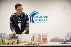 November 21, 2023: Sen. Miller Packing Food Boxes at Meals on Wheels of the Greater Lehigh Valley.