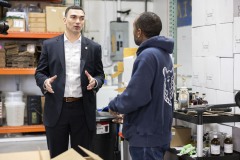 February 23, 2024: Sen. Miller visited the Allentown facility where entrepreneur Russell Fletcher has been bottling his growing line of Mishka Premium Vodka. The 15-year-old company endured the pandemic bottling hand sanitizer and is now poised, with nationwide distribution, to sextuple its operation in a new facility also located in Allentown.  