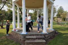 August 24, 2024: Sen. Miller and Rep. Schlossberg Join Volunteers to Paint the Gazebos at Allentown’s Malcolm W. Gross Rose Garden.