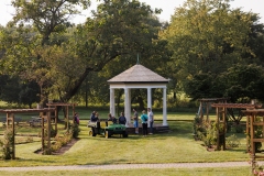 August 24, 2024: Sen. Miller and Rep. Schlossberg Join Volunteers to Paint the Gazebos at Allentown’s Malcolm W. Gross Rose Garden.