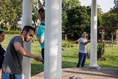 August 24, 2024: Sen. Miller and Rep. Schlossberg Join Volunteers to Paint the Gazebos at Allentown’s Malcolm W. Gross Rose Garden.