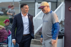 October 2, 2024: Sen. Nick Miller and Rep. Jeanne McNeill secured funding to replace the lights at Coplay’s Sammy Balliet Stadium and joined local officials to flick the switch for the new lights.