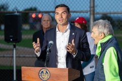 October 2, 2024: Sen. Nick Miller and Rep. Jeanne McNeill secured funding to replace the lights at Coplay’s Sammy Balliet Stadium and joined local officials to flick the switch for the new lights.