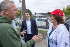 October 2, 2024: Sen. Nick Miller and Rep. Jeanne McNeill secured funding to replace the lights at Coplay’s Sammy Balliet Stadium and joined local officials to flick the switch for the new lights.