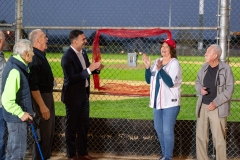 October 2, 2024: Sen. Nick Miller and Rep. Jeanne McNeill secured funding to replace the lights at Coplay’s Sammy Balliet Stadium and joined local officials to flick the switch for the new lights.