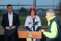 October 2, 2024: Sen. Nick Miller and Rep. Jeanne McNeill secured funding to replace the lights at Coplay’s Sammy Balliet Stadium and joined local officials to flick the switch for the new lights.