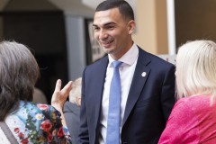 April 26, 2024: Sen. Miller, along with state Rep. Jeanne McNeill, today hosted his annual Spring Senior Fair at the Whitehall Mall in Whitehall Township, Lehigh County.