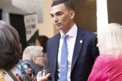 April 26, 2024: Sen. Miller, along with state Rep. Jeanne McNeill, today hosted his annual Spring Senior Fair at the Whitehall Mall in Whitehall Township, Lehigh County.