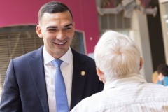 April 26, 2024: Sen. Miller, along with state Rep. Jeanne McNeill, today hosted his annual Spring Senior Fair at the Whitehall Mall in Whitehall Township, Lehigh County.
