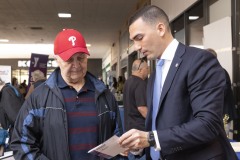 April 26, 2024: Sen. Miller, along with state Rep. Jeanne McNeill, today hosted his annual Spring Senior Fair at the Whitehall Mall in Whitehall Township, Lehigh County.