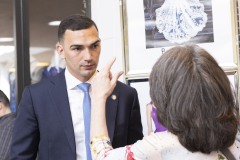 April 26, 2024: Sen. Miller, along with state Rep. Jeanne McNeill, today hosted his annual Spring Senior Fair at the Whitehall Mall in Whitehall Township, Lehigh County.