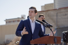 March 27, 2025 – Sen. Nick Miller (D-Lehigh/Northampton), and Gary Newman of Blackstone Structures LLC held a press conference in conjunction with the groundbreaking ceremony of Newman’s new housing development, The Swans at 826 Turner St, Allentown, PA 18102.