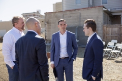 March 27, 2025 – Sen. Nick Miller (D-Lehigh/Northampton), and Gary Newman of Blackstone Structures LLC held a press conference in conjunction with the groundbreaking ceremony of Newman’s new housing development, The Swans at 826 Turner St, Allentown, PA 18102.