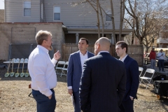 March 27, 2025 – Sen. Nick Miller (D-Lehigh/Northampton), and Gary Newman of Blackstone Structures LLC held a press conference in conjunction with the groundbreaking ceremony of Newman’s new housing development, The Swans at 826 Turner St, Allentown, PA 18102.