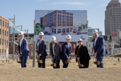 March 27, 2025 – Sen. Nick Miller (D-Lehigh/Northampton), and Gary Newman of Blackstone Structures LLC held a press conference in conjunction with the groundbreaking ceremony of Newman’s new housing development, The Swans at 826 Turner St, Allentown, PA 18102.