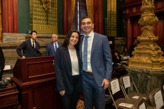 January 3, 2023: Senator Nick Miller was sworn into office to represent parts of Lehigh and Northampton counties in the 14th Senatorial District in the Pennsylvania State Senate.