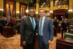 January 3, 2023: Senator Nick Miller was sworn into office to represent parts of Lehigh and Northampton counties in the 14th Senatorial District in the Pennsylvania State Senate.