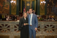 January 3, 2023: Senator Nick Miller was sworn into office to represent parts of Lehigh and Northampton counties in the 14th Senatorial District in the Pennsylvania State Senate.