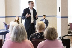 February 23, 2023: Sen. Miller held a town hall at the B’nai B’rith Apartments, a senior-living community in Allentown’s West End.