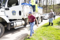 April 16, 2024: Sen. Miller joined Waterway Conservation Officers from the Fish and Boat Commission as well as local volunteers to stock hundreds of brown, brook and rainbow trout at various points along the Jordan Creek in Upper Macungie and South Whitehall townships in Lehigh County.