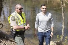 April 16, 2024: Sen. Miller joined Waterway Conservation Officers from the Fish and Boat Commission as well as local volunteers to stock hundreds of brown, brook and rainbow trout at various points along the Jordan Creek in Upper Macungie and South Whitehall townships in Lehigh County.