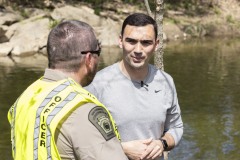 April 16, 2024: Sen. Miller joined Waterway Conservation Officers from the Fish and Boat Commission as well as local volunteers to stock hundreds of brown, brook and rainbow trout at various points along the Jordan Creek in Upper Macungie and South Whitehall townships in Lehigh County.