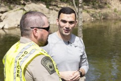 April 16, 2024: Sen. Miller joined Waterway Conservation Officers from the Fish and Boat Commission as well as local volunteers to stock hundreds of brown, brook and rainbow trout at various points along the Jordan Creek in Upper Macungie and South Whitehall townships in Lehigh County.