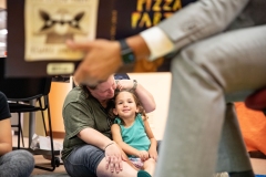 August 31, 2023: Senator Nick Miller visits  the Whitehall Public Library to read to children.